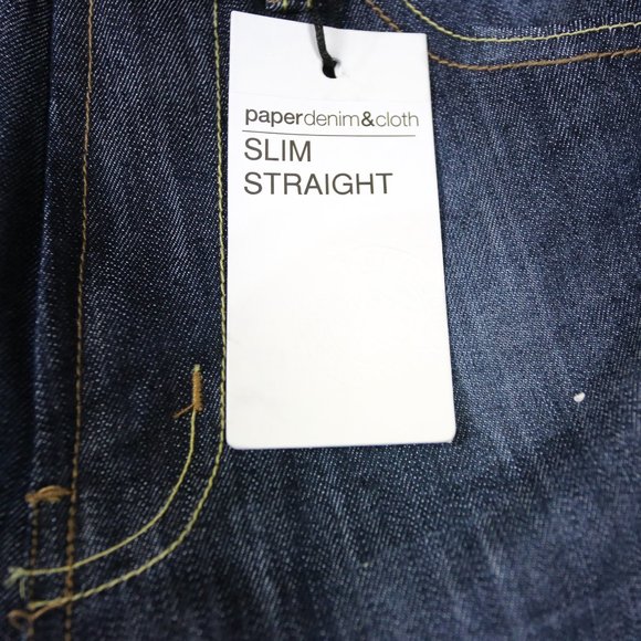Paper Denim & Cloth Slim Straight Jeans 28 x 30 - Picture 2 of 5
